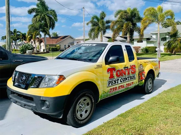 Tony's Pest Control Truck