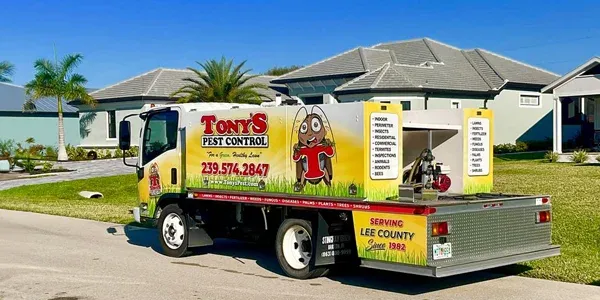 Tonys Pest Control truck